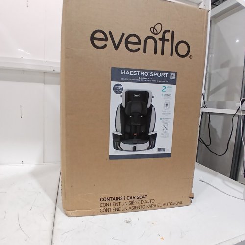 EVENFLO 2-IN-1 MAESTRO SPORT BOOSTER CAR SEAT - 22LBS TO 110LBS MAX - GRANITE (MODEL: 34912203C) image 5