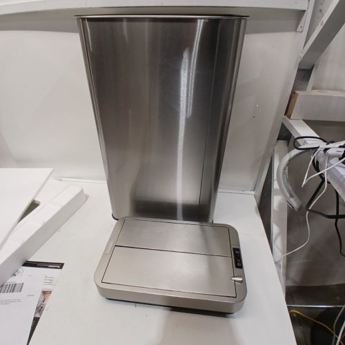 ITOUCHLESS 18 GALLON WINGS-OPEN MOTION SENSOR TRASH CAN - STAINLESS STEEL (MODEL: WS18RSL) image 2