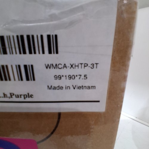 LECUNEEY MATTRESS TOPPER - TWIN - 3" - PURPLE (MODEL: 3NOERF1U3T2S) image 5