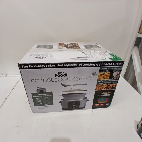 NINJA FOODI POSSIBLECOOKER PRO 8-IN-1 MULTI-COOKER - 8.8QT CAP - SEA SALT GREY (MODEL: MC1001C) image 7