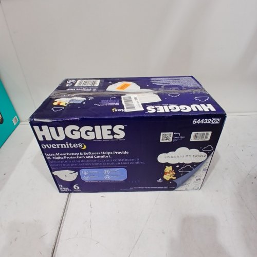 72PK HUGGIES OVERNITES NIGHT-TIME DISPOSABLE DIAPERS - DISNEY BABY WINNIE-THE-POOH - SIZE 6 (35+ LBS) - (MODEL: 00036000544329) image 3