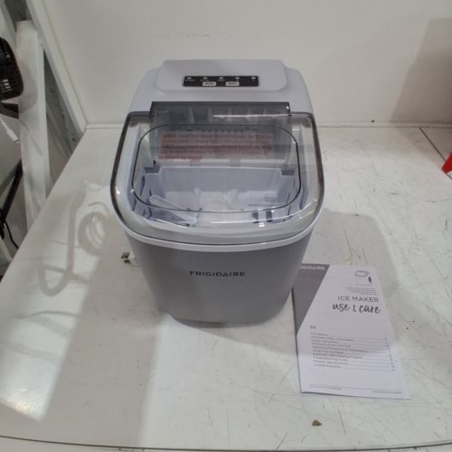 FRIGIDAIRE COMPACT COUNTERTOP ELECTRIC ICE MAKER - MAKES 26LBS OF ICE/DAY - SILVER (MODEL: EFIC189-B-SILVER) image 3
