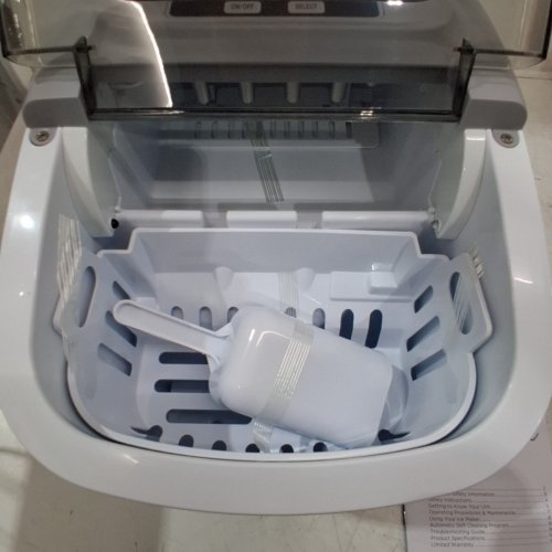 FRIGIDAIRE COMPACT COUNTERTOP ELECTRIC ICE MAKER - MAKES 26LBS OF ICE/DAY - SILVER (MODEL: EFIC189-B-SILVER) image 4
