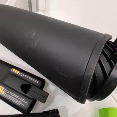 GREENWORKS 2 SPEED CORDED LEAF BLOWER/VACUUM - 230 MPH - 12A - GREEN/BLACK (MODEL: 24022) image 4