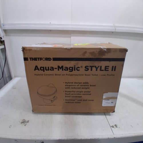THETFORD LOW-PROFILE AQUA-MAGIC STYLE II CHINA BOWL TOILET - 14" - WHITE (MODEL: 42059) image 9