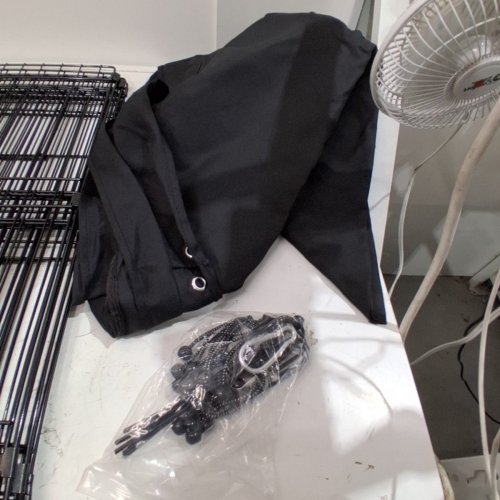 8 PANEL PATIO EXERCISE PET PLAYPEN - 24" X 24" - BLACK image 3