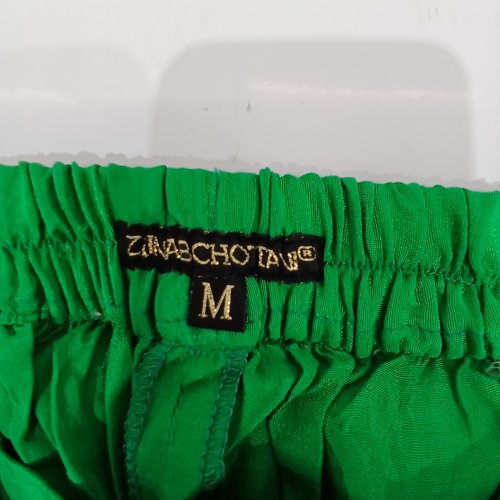 TAHARA EMBROIDERED CUFF PANTS - MEDIUM - GREEN image 3