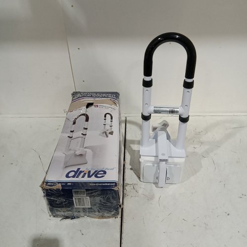 DRIVE ADJUSTABLE HEIGHT BATHTUB SAFETY RAIL - 300 LBS MAX CAPACITY - 14.5" - 17" - WHITE (ITEM: RTL12036-ADJ) image 3