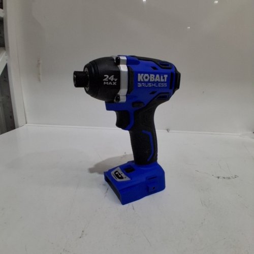KOBALT BRUSHLESS IMPACT DRIVER - *TOOL ONLY* - 24 V, 0-850/2000/2700 RPM - BLUE / BLACK (MODEL: KID 324B-03) image 3