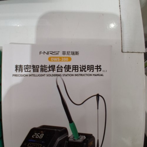 13PC FNIRSI PRECISION INTELLIGENT SOLDERING STATION (MODEL: DWS-200) image 3