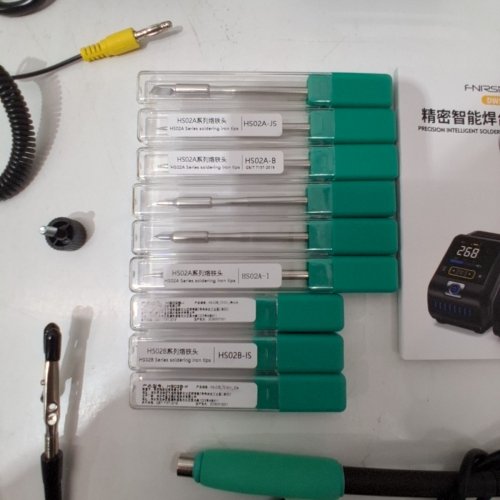 13PC FNIRSI PRECISION INTELLIGENT SOLDERING STATION (MODEL: DWS-200) image 5