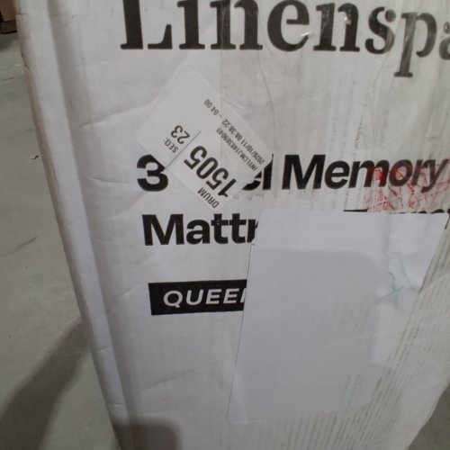 LINENSPA MEMORY FOAM MATTRESS TOPPER - 3" - QUEEN - BLUE image 4