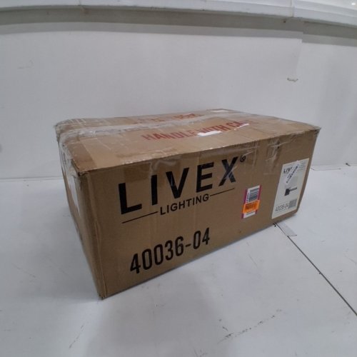 LIVEX ONE LIGHT SWING ARM CORDED WALL LAMP - MATTE BLACK/WHITE (MODEL: 40036-04) image 3