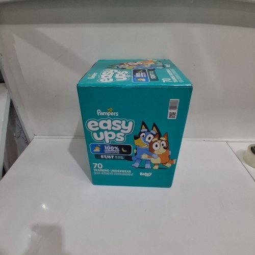 70PK PAMPERS EASY UPS POTTY TRAINING UNDERWEAR - 5T/6T - BLUEY image 2
