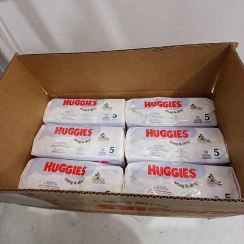 168PK HUGGIES SNUG & DRY BABY DIAPERS - SIZE 5 (27+ LBS) image 2
