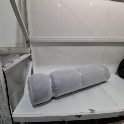 PREMIUM FOAM MATTRESS TOPPER WITH MEDIUM-FIRM SUPPORT FOR PRESSURE RELIEF - TWIN - 39" X 75" / 3" THICK - GRAY image 2