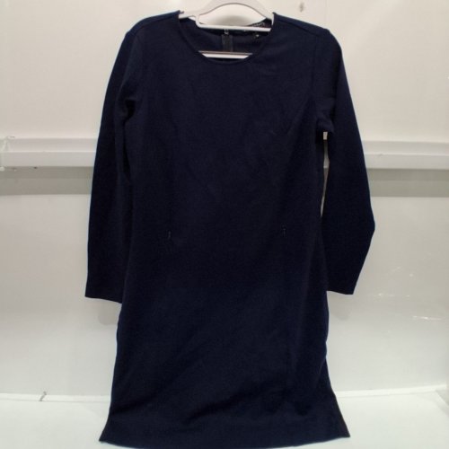 SOPHIA GRACE LONG SLEEVE DRESS - MEDIUM - NAVY (MODEL: THE CECILIA) image 2