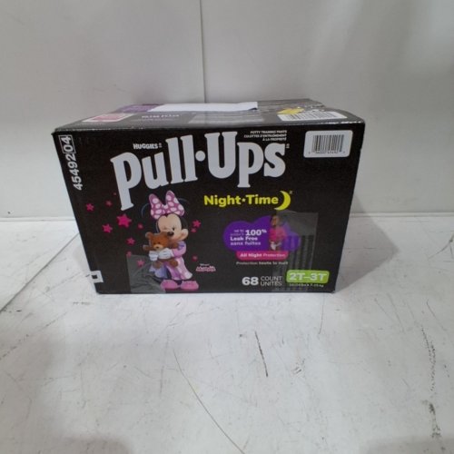 68PK GIRLS HUGGIES NIGHT TIME PULL-UPS - SIZE 2T-3T - DISNEY JUNIOR MINNIE MOUSE image 3