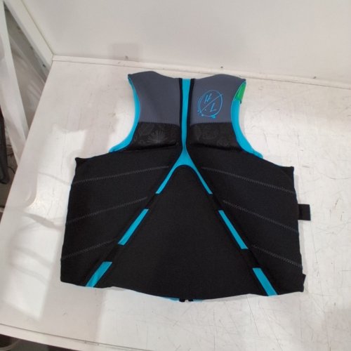 WOMEN'S HYPERLITE NEOPRENE PFD LIFE VEST WITH BUCKLE STRAPS - ADULT EXTRA LARGE - BLACK/GREY/BLUE (MODEL : 3247/1819493) image 3
