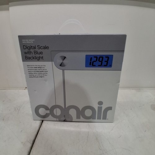 WEIGHT WATCHERS X CONAIR DIGITAL GLASS SCALE - CLEAR image 2