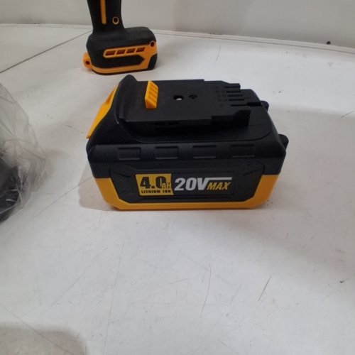 CORDLESS BRUSHLESS LEAF BLOWER - 20 V MAX, 4.0 AH BATTERY - YELLOW / BLACK image 5