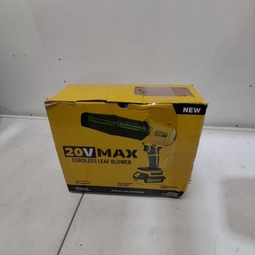 CORDLESS BRUSHLESS LEAF BLOWER - 20 V MAX, 4.0 AH BATTERY - YELLOW / BLACK image 6