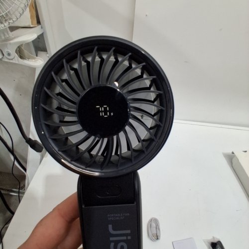 JISULIFE HANDHELD FAN LIFE7 - BLACK image 2
