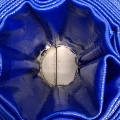VEVOR DISCHARGE AND BACKWASH HOSE - 4" X 100FT - BLUE (MODEL: TLP04100X100FT01) image 3