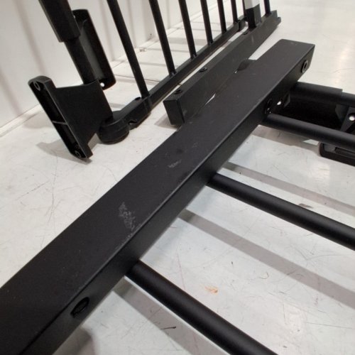 REGALO HOME ACCENTS WIDESPAN BABY GATE - 28" TALL, FITS OPENINGS 56" TO 74.5" - BLACK (MODEL: 1176B) image 3