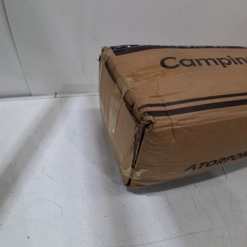 ATORPOK FOLDING PORTABLE CAMPING COT WITH CARRY BAG - 75" X 26" X 13.8" - 450LB CAPACITY - GREY image 2