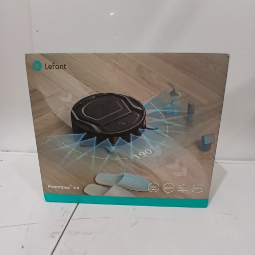 LEFANT ROBOT VACUUM CLEANER WITH WIFI/APP COMPATIBILITY - 2200PA SUCTION/1300SQ.FT COVERAGE - WHITE (MODEL: M210) image 4