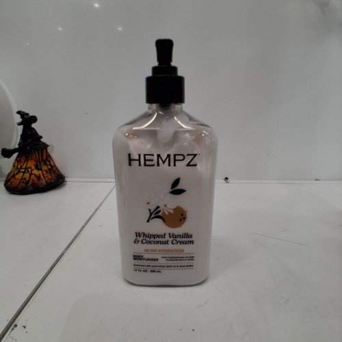 HEMPZ WHIPPED VANILLA AND COCONUT CREAM SOOTHE AND HYDRATE HERBAL BODY MOISTURIZER - 500ML image 2