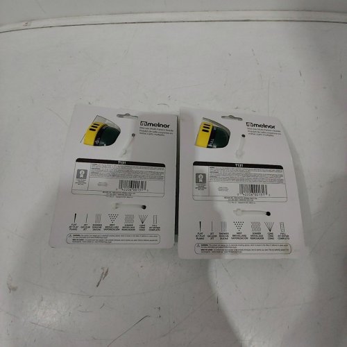 2PK MELNOR MID-SIZE MULTI-PATTERN HOSE NOZZLE - GREEN / BLACK / YELLOW (MODEL: T131) image 3
