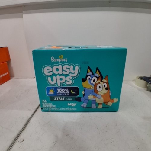 74PK PAMPERS EASY UPS BLUEY TRAINING UNDERWEAR - 2T/3T image 2