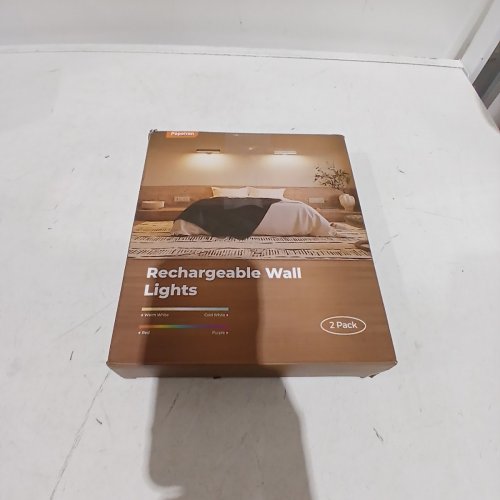 2PK RECHARGABLE WALL LIGHT WITH REMOTE - BLACK - (MODEL:WL05) image 4