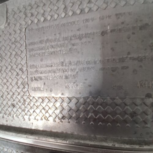 EXTRA LARGE ELECTRIC GRIDDLE - BLACK image 3