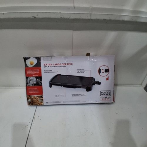 EXTRA LARGE ELECTRIC GRIDDLE - BLACK image 6