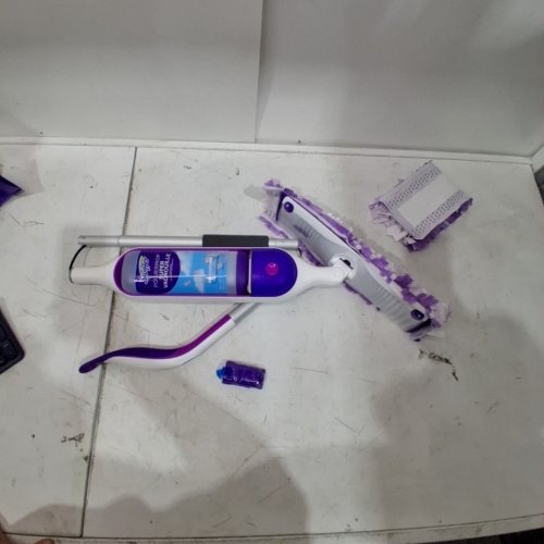 SWIFFER POWERMOP SUPER MULTI-SURFACE MOP & MOP PADS - PURPLE/WHITE image 3