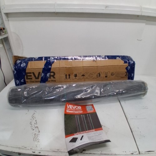 VEVOR PREMIUM WEED BARRIER, HEAVY DUTY FABRIC PLANT BARRIER - 6FT X 300FT - BLACK image 2