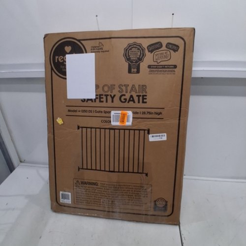 REGALO EXTRA WIDE 2-IN-1 TOP OF STAIRWAY & HALLWAY SAFETY GATE WITH MOUNTING KIT - 24"-40.5" X 28.75" - WHITE (MODEL : 1250DS) image 4
