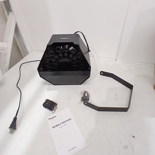 THEEFUN WIRE REMOTE CONTROL BUBBLE BLOWER MACHINE -800BPM- BLACK (MODEL: TBM01) image 3