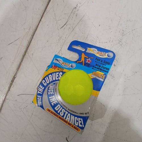 BLITZBALL PLASTIC BASEBALL - LIME GREEN - (MODEL: B00015) image 2