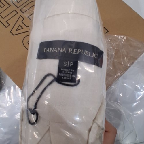 WOMEN'S BANANA REPUBLIC BUTTON UP LONG SLEEVE SHIRT - SMALL - CREAM (STYLE: 1974301) image 3