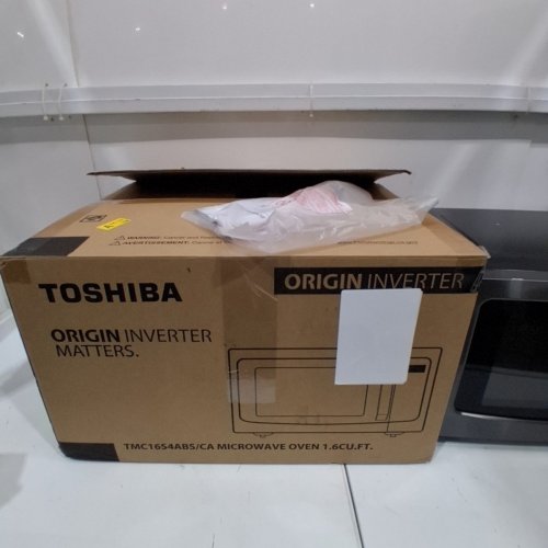 TOSHIBA SMART SENSOR MICROWAVE OVEN WITH POSITION MEMORY TURNTABLE - 1.6CU.FT - BLACK STAINLESS STEEL (MODEL: TMC16S4ABS) image 5