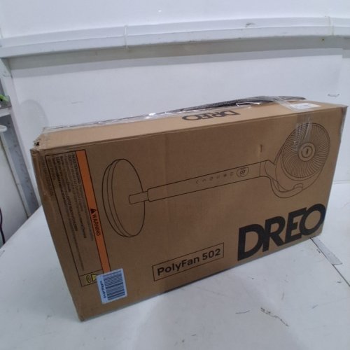 DREO POLYFAN 502 PEDESTAL AIR CIRCULATOR FAN WITH REMOTE - 35.04" TALL - SILVER image 4