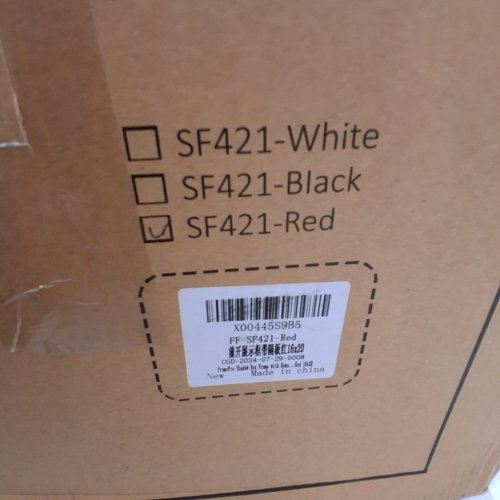 FRAMEPRO SHADOW BOX FRAME DISPLAY CASE WITH REMOVABLE SHELFS - 16"X20" - CHERRY (MODEL:SF421-RED) image 2