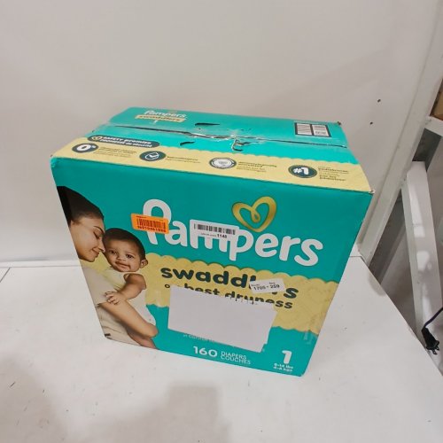 160PK PAMPERS SWADDLERS DIAPERS - SIZE 1 - 8-14LB image 3