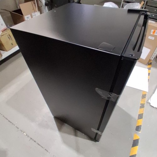 HAMILTON BEACH SINGLE DOOR COMPACT REFRIGERATOR - 3.3CU FT - BLACK (MODEL: HBR33MBKE02) image 7