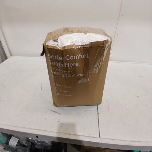 CGK LINENS COOLING COMFORTER - KING - WHITE image 7
