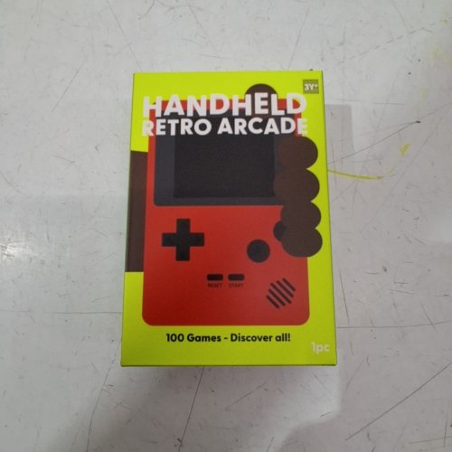 J'ADORE HANDHELD RETRO ARCADE GAME - 100 GAMES - 3.1" X 4.7" - RED (MODEL: 851783) image 2